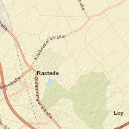 Rastede Street Map