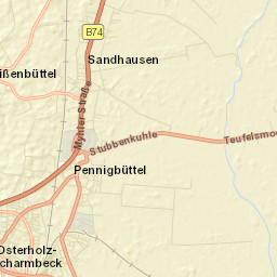 Osterholz-Scharmbeck Street Map