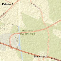 Barendorf Street Map