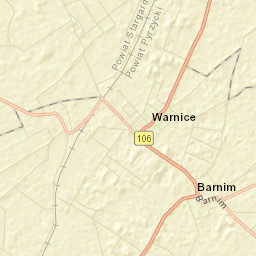Warnice Street Map