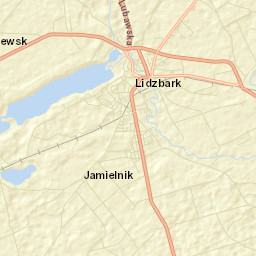 Lidzbark Street Map