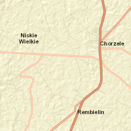 Chorzele Street Map