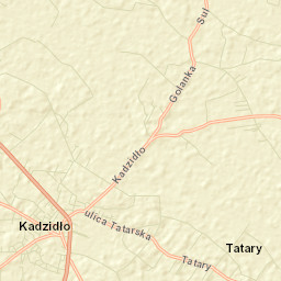 Kadzidło Street Map