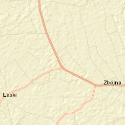 Zbójna Street Map