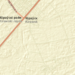 Kirawsk Street Map