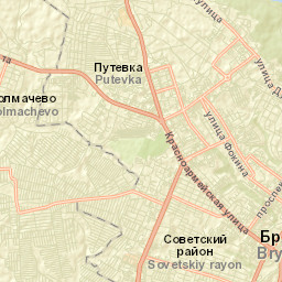 Putëvka Street Map