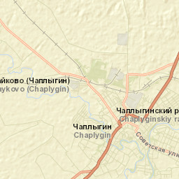 Chaplygin Street Map