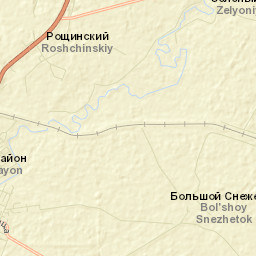 Chaplyginskiy Rayon Street Map