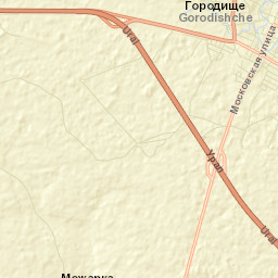 Gorodishche Street Map