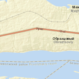 Mezhdurechensk Street Map