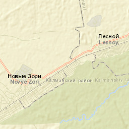Novyye Zori Street Map