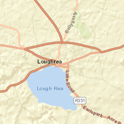 Loughrea Street Map