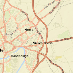 Hoole Street Map