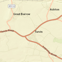 Tarvin, Cheshire West and Chester CH3, UK Street Map