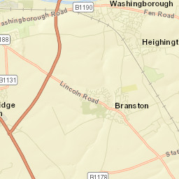 Heighington Street Map