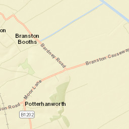 17 Moor Lane, Potterhanworth, Lincolnshire Street Map