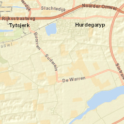 Tytsjerk Street Map