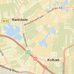 Harkstede Street Map