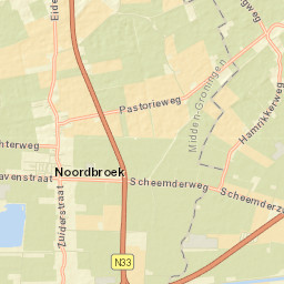 Noordbroek Street Map