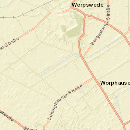 Worpswede Street Map