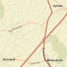 Horstedt Street Map