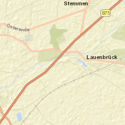 Lauenbrück Street Map