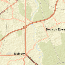 Deutsch Evern Street Map