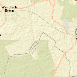 Wendisch Evern Street Map