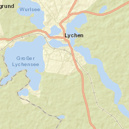 Lychen Street Map