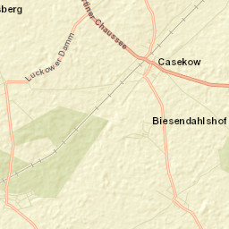 Casekow Street Map