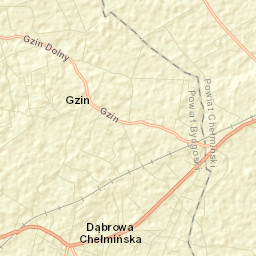 Dąbrowa Chełmińska Street Map