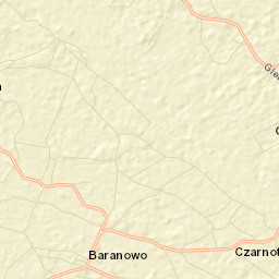 Baranowo Street Map