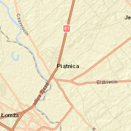 Powiat łomżyński Street Map