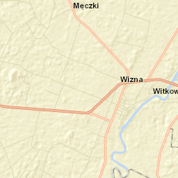 Wizna Street Map