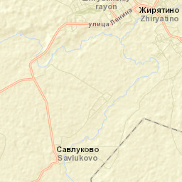 Zhiryatino Street Map