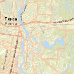 Penza Street Map