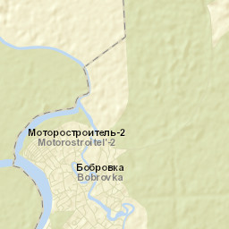 Bobrovka Street Map