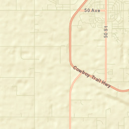 Drayton Valley Street Map