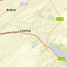 Deiniolen Street Map