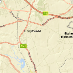 Alyn Drive, Penyffordd, Chester, Flintshire  Street Map