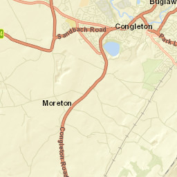 Congleton Street Map