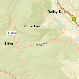 Derbyshire Street Map