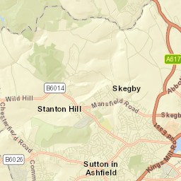 Hardwick Hall, adj Car Park (Unmarked), Chesterfield, Derbysh Street Map