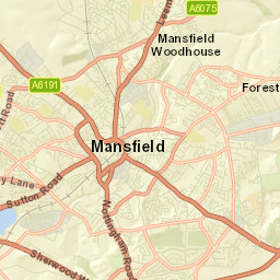 86 Lindhurst Lane, Mansfield, Nottinghamshire Street Map