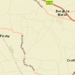 Burgh le Marsh Street Map