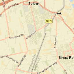 Nieuw-Roden Street Map