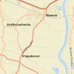Weener Street Map