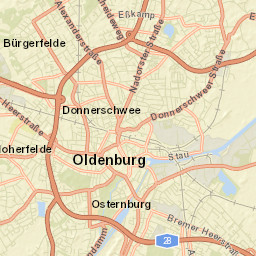 Oldenburg Street Map