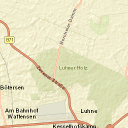 Bötersen Street Map