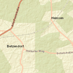 Betzendorf Street Map